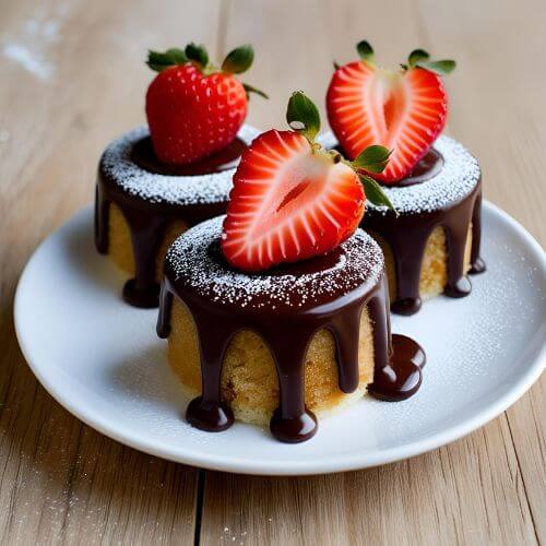 Chocolate Drip with Fresh Berries Bento Cake