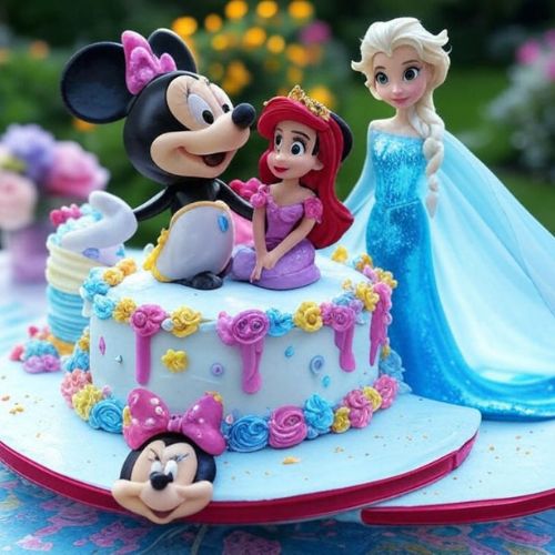 10 Adorable & Unique Birthday Cake for Baby Girl – Perfect for Her 1st Birthday! 7 Disney-Inspired Cake