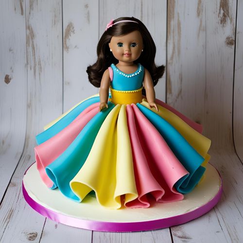 10 Adorable & Unique Birthday Cake for Baby Girl – Perfect for Her 1st Birthday! 10 Doll Dress Cake