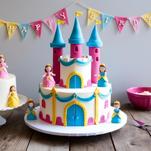 10 Adorable & Unique Birthday Cake for Baby Girl – Perfect for Her 1st Birthday! 3 Princess Castle Cake