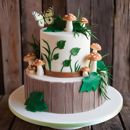 10 Stunning Anniversary Cake Design Ideas to Wow Your Partner! 10 Rustic Woodland Cake