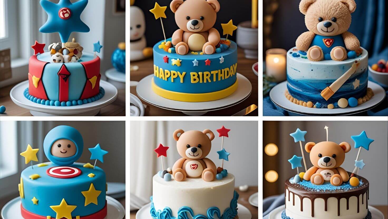 10 Adorable 1st Month Birthday Cake Designs for Baby Boy in 2025