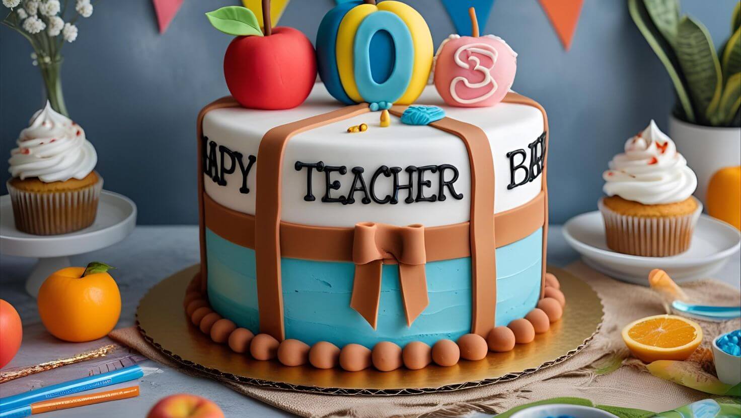 10 Adorable Cake Designs for Teacher’s Birthday Sweet & Creative Ideas!