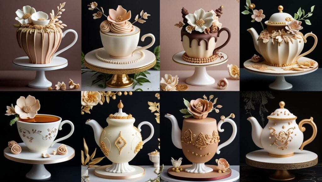 10 Adorable Tea Cake Design Ideas for Tea Lovers