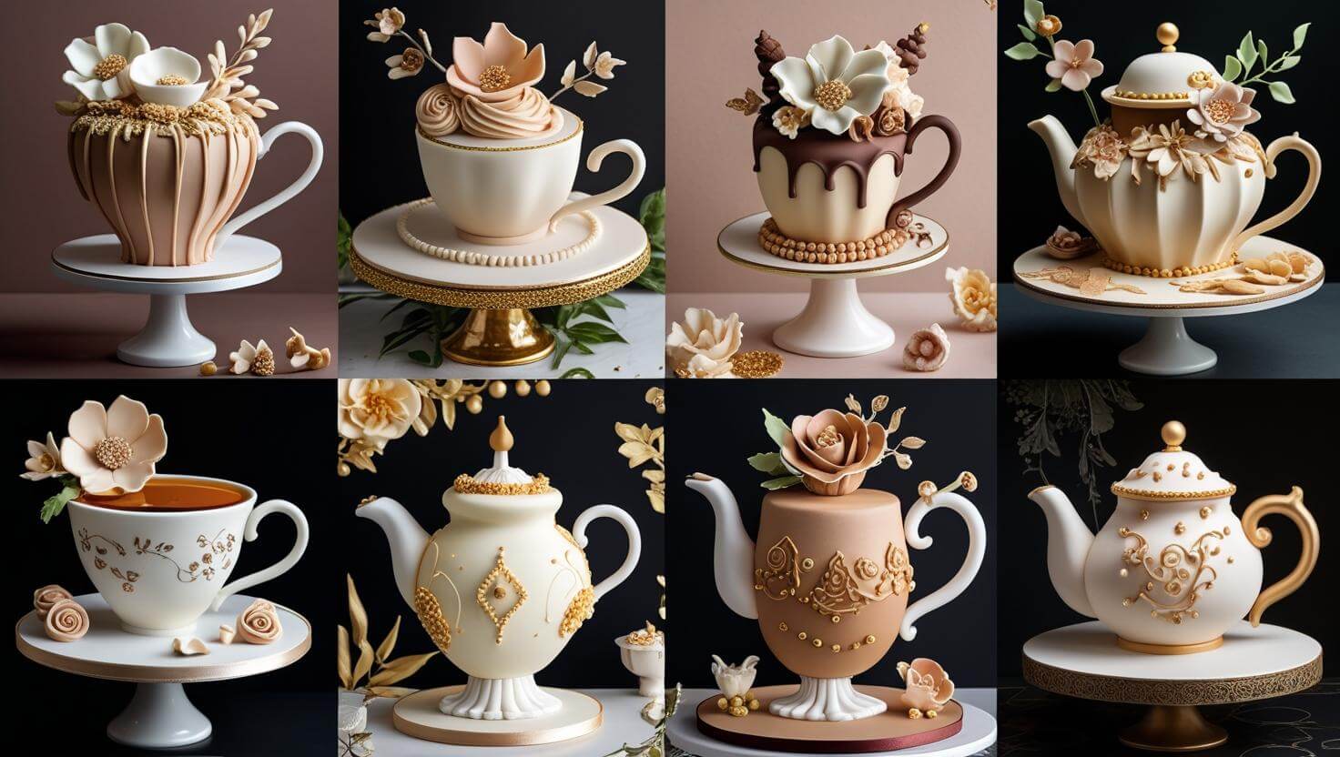 10 Adorable Tea Cake Design Ideas for Tea Lovers