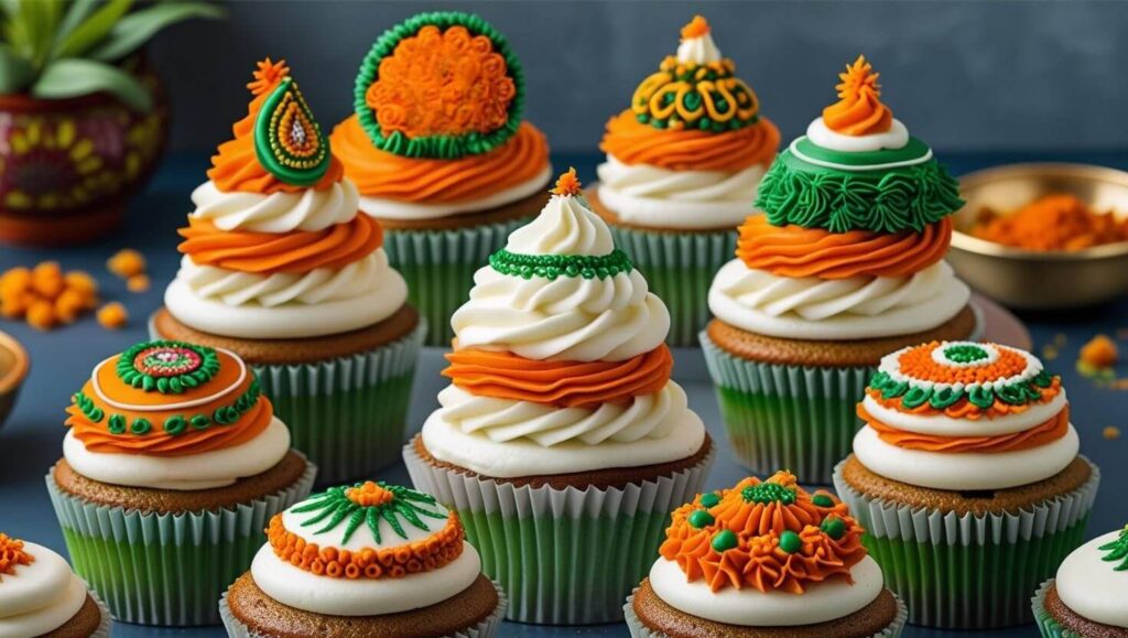 10 Creative India Independence Day 2025 Cupcake Designs to Celebrate with Pride