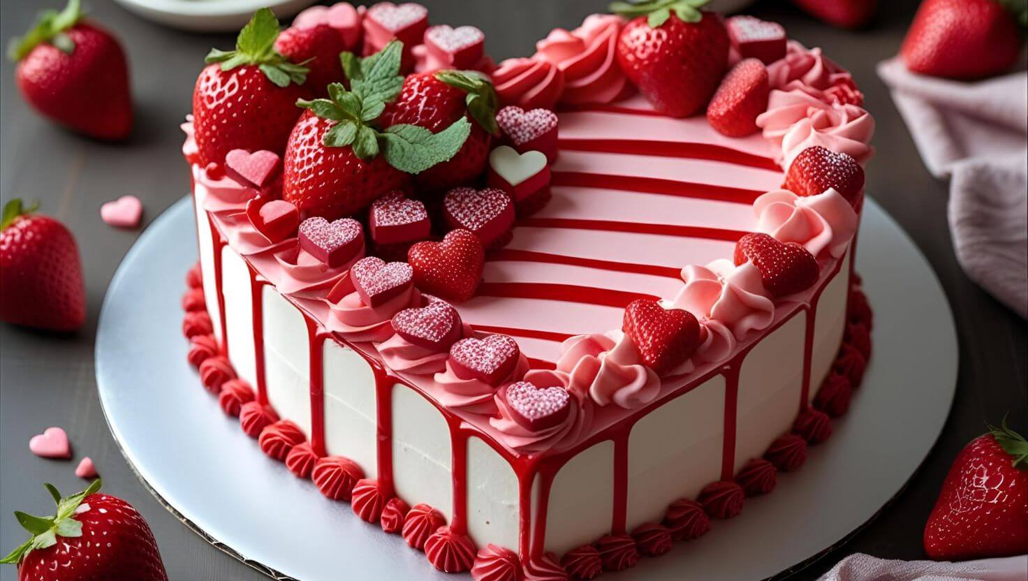 10 Heart-Shaped Cake Designs to Sweeten Your Celebrations
