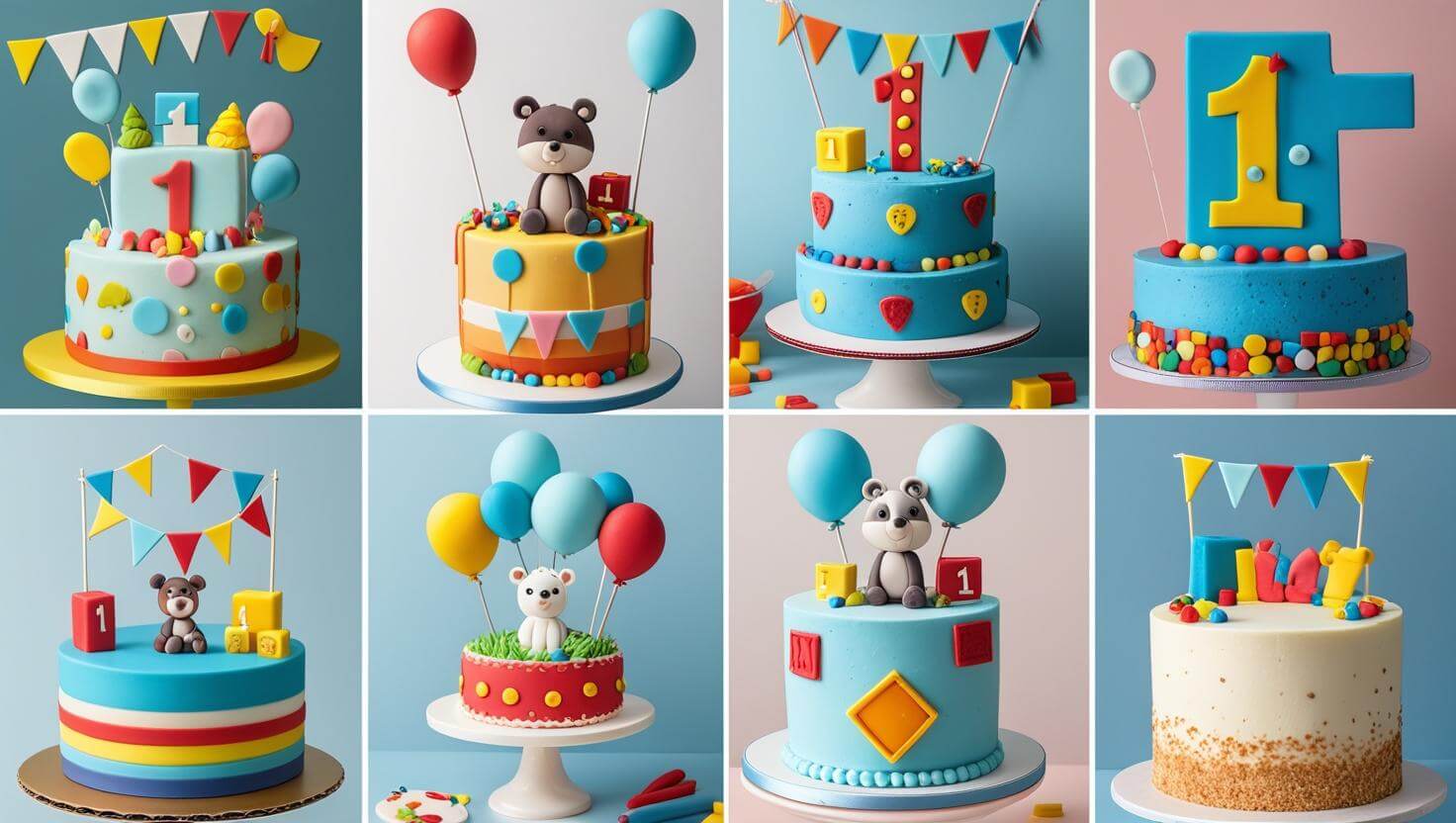 10 Popular 1st Birthday Cake Design Ideas for Your Baby Boy