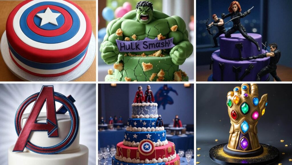 10 Popular Avengers Cake Designs for Superhero Fans
