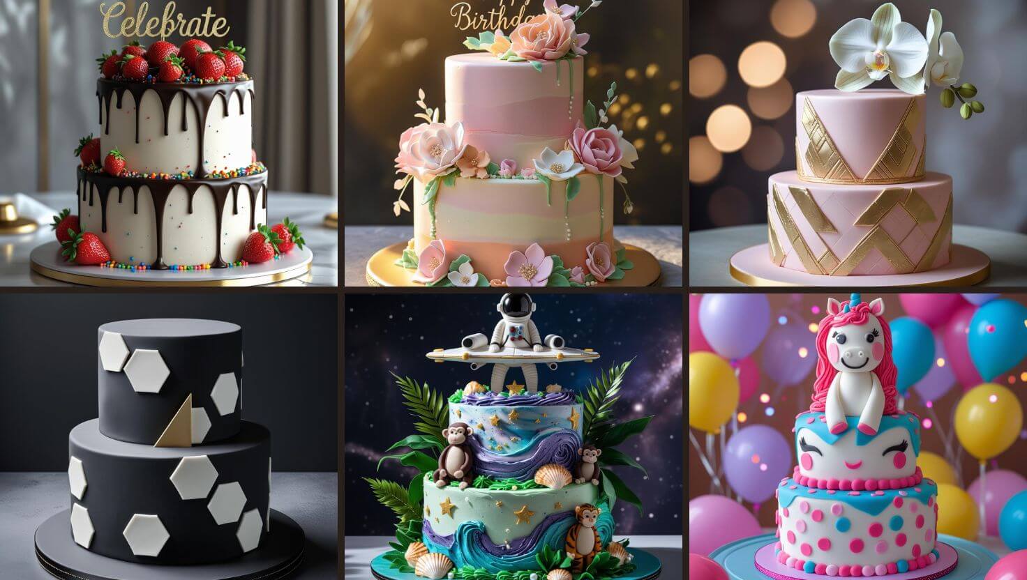 10 Stunning 2-Tier Cake Designs for Birthdays Celebration