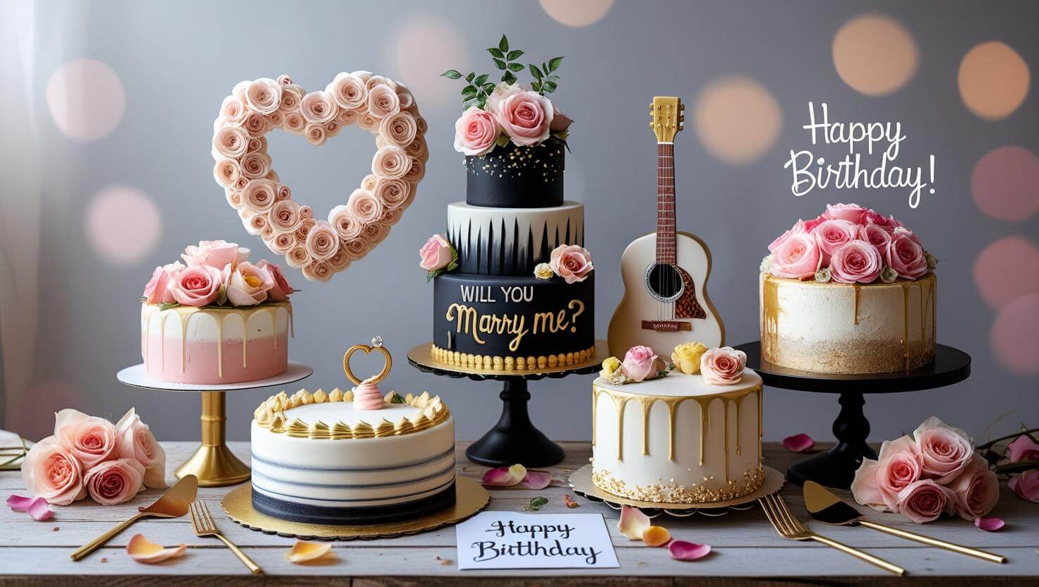 10 Stunning Cake Designs for Your Fiancé Birthday to Melt Their Heart