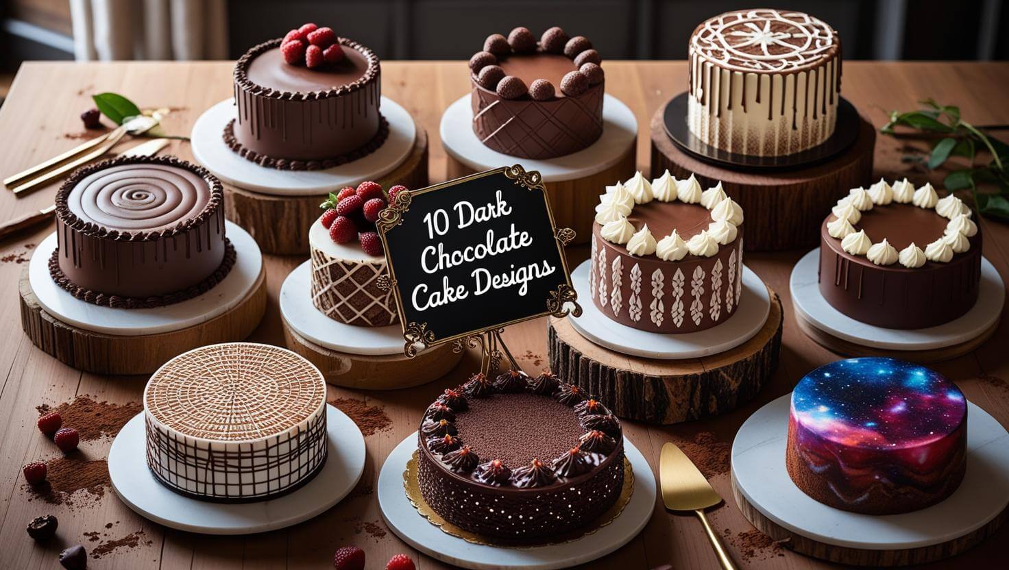 10 Trending Dark Chocolate Cake Designs to Satisfy Your Sweet Tooth