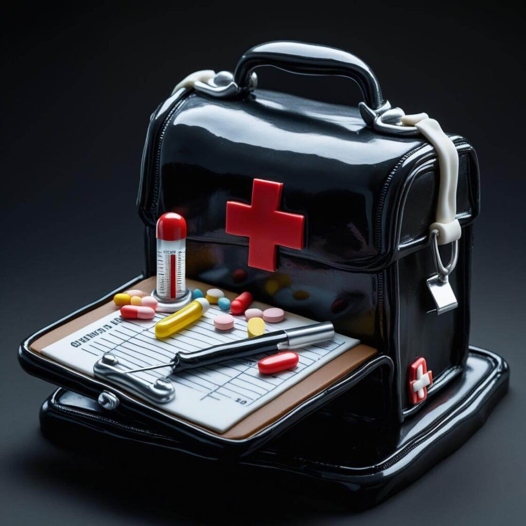 3D Doctors Bag Cake