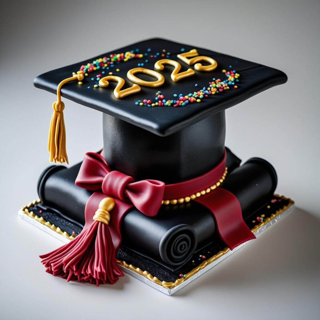 10 Trending Cake Designs for a Memorable Student Farewell 2025 10 3D Graduation Cap Cake