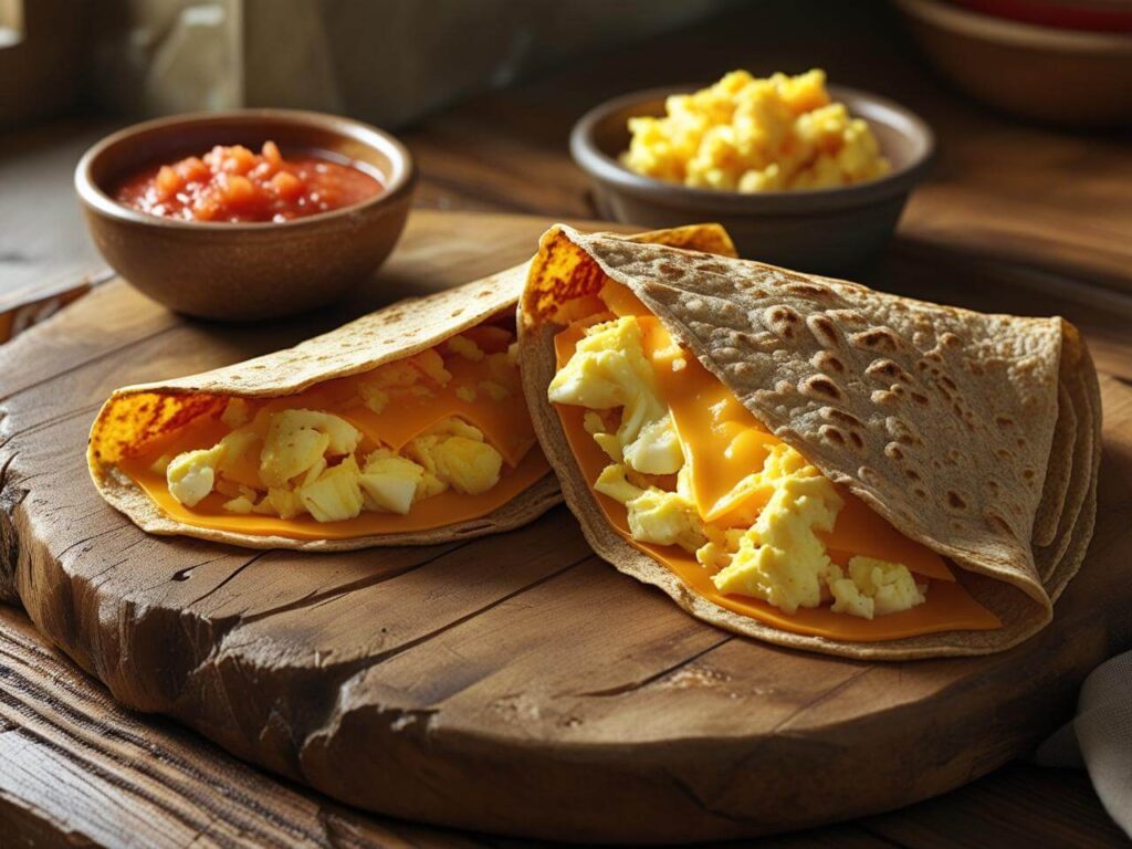 5-Minute Egg & Cheese Quesadilla