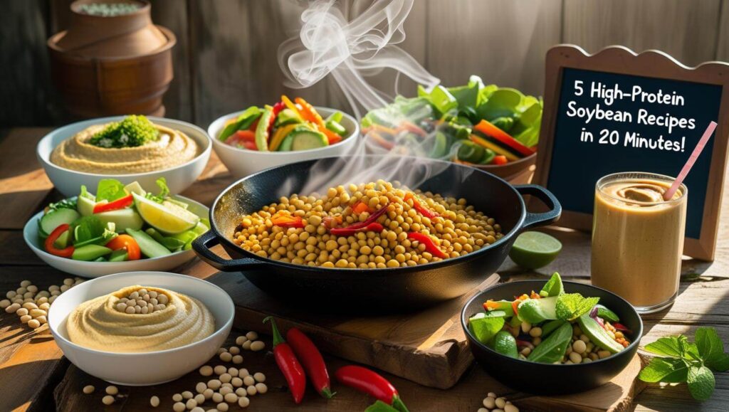 5 Tasty High-Protein Soybean Recipes You Can Make Under 20 Minutes