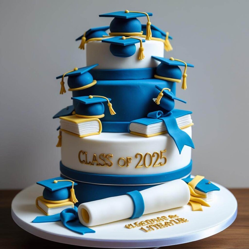 10 Trending Cake Designs for a Memorable Student Farewell 2025 2 Academic-Themed Cake for Farewell