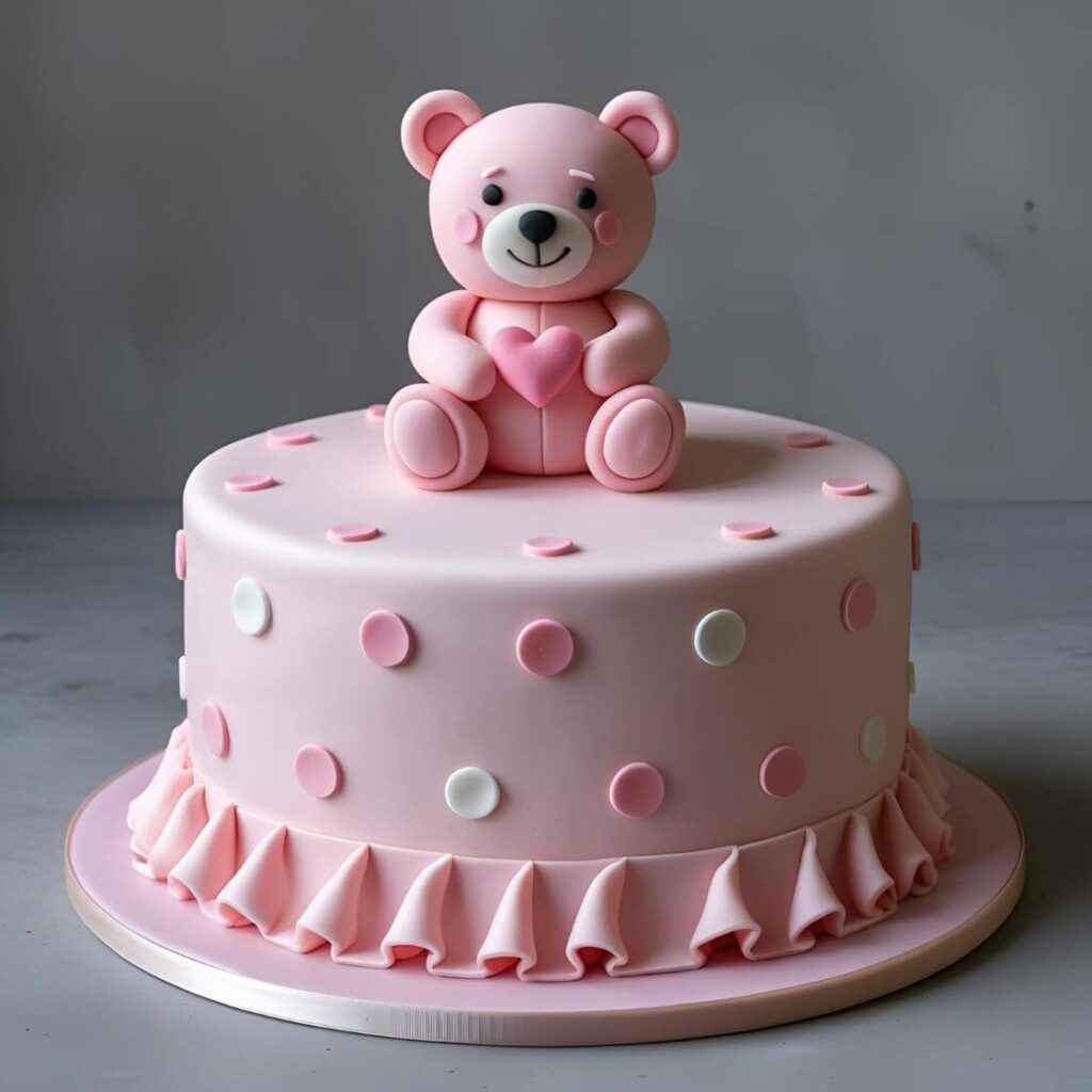 10 Trending 2nd Birthday Cake Designs for Your Baby Girl in 2025 7 Adorable Teddy Bear Cake
