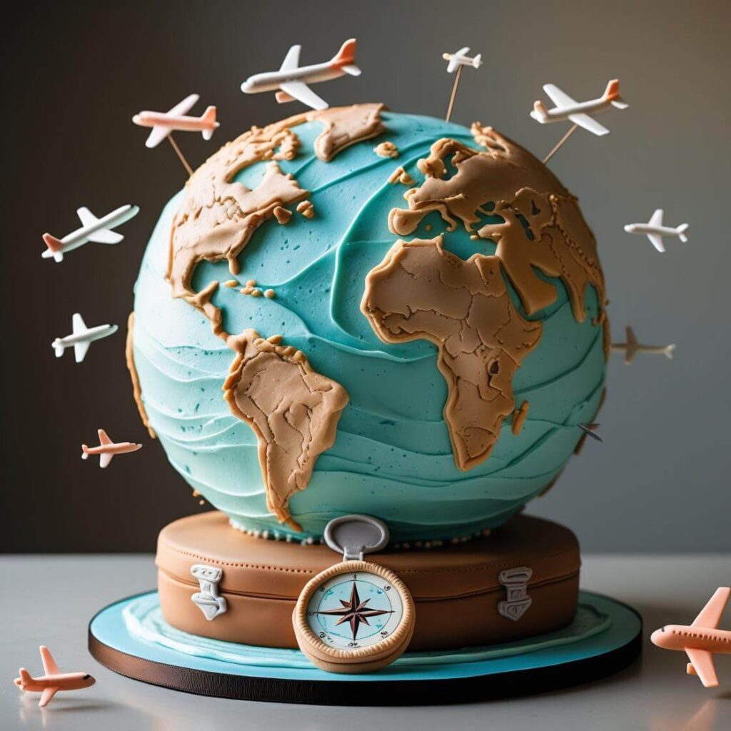 10 Unique Cake Designs for Your Brother’s Special Day 9 Adventure or Travel Cake