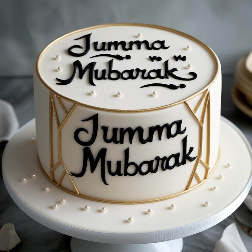 Arabic Calligraphy Cake