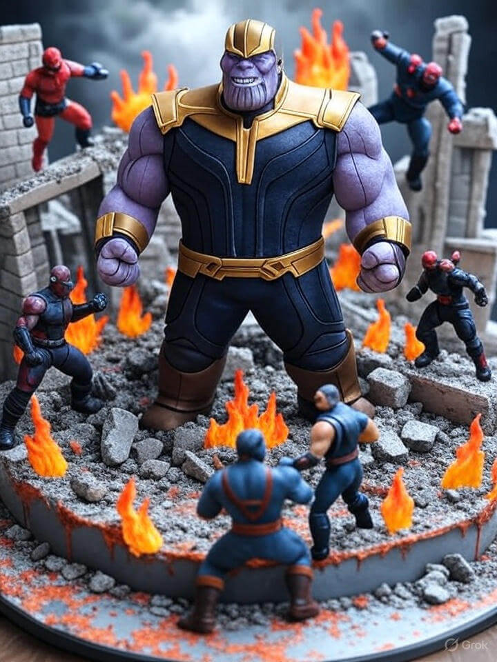 10 Popular Avengers Cake Designs for Superhero Fans 11 Avengers Endgame Final Battle Cake