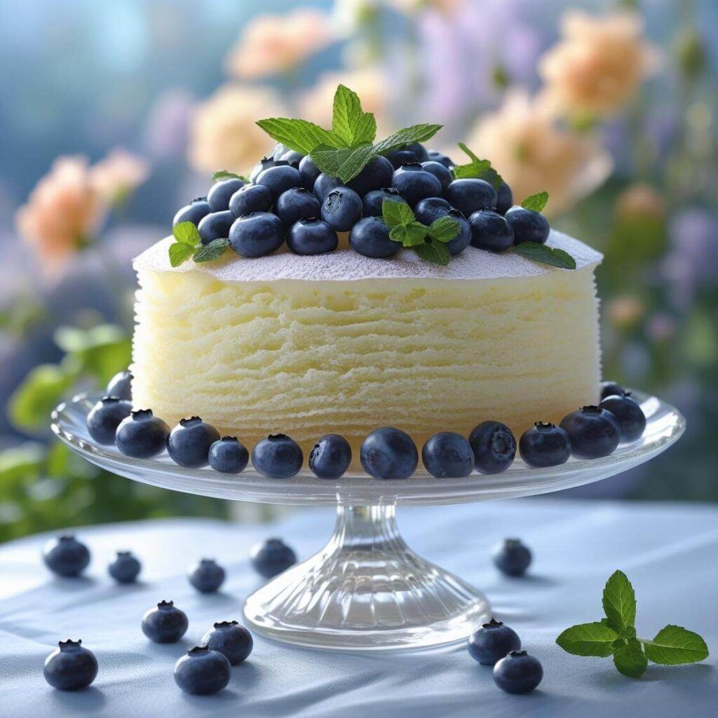 10 Stunning Blueberry Cake Designs to Inspire Your Next Baking Adventure 10 Blueberry Chiffon Cake with Fresh Berries