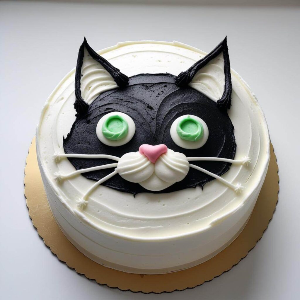 Cat Face Cake