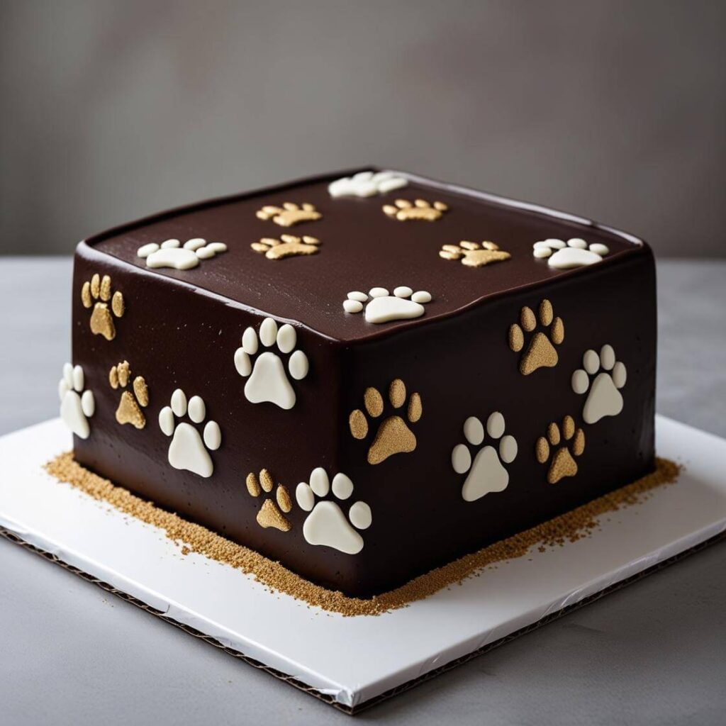 Cat Paw Print Cake