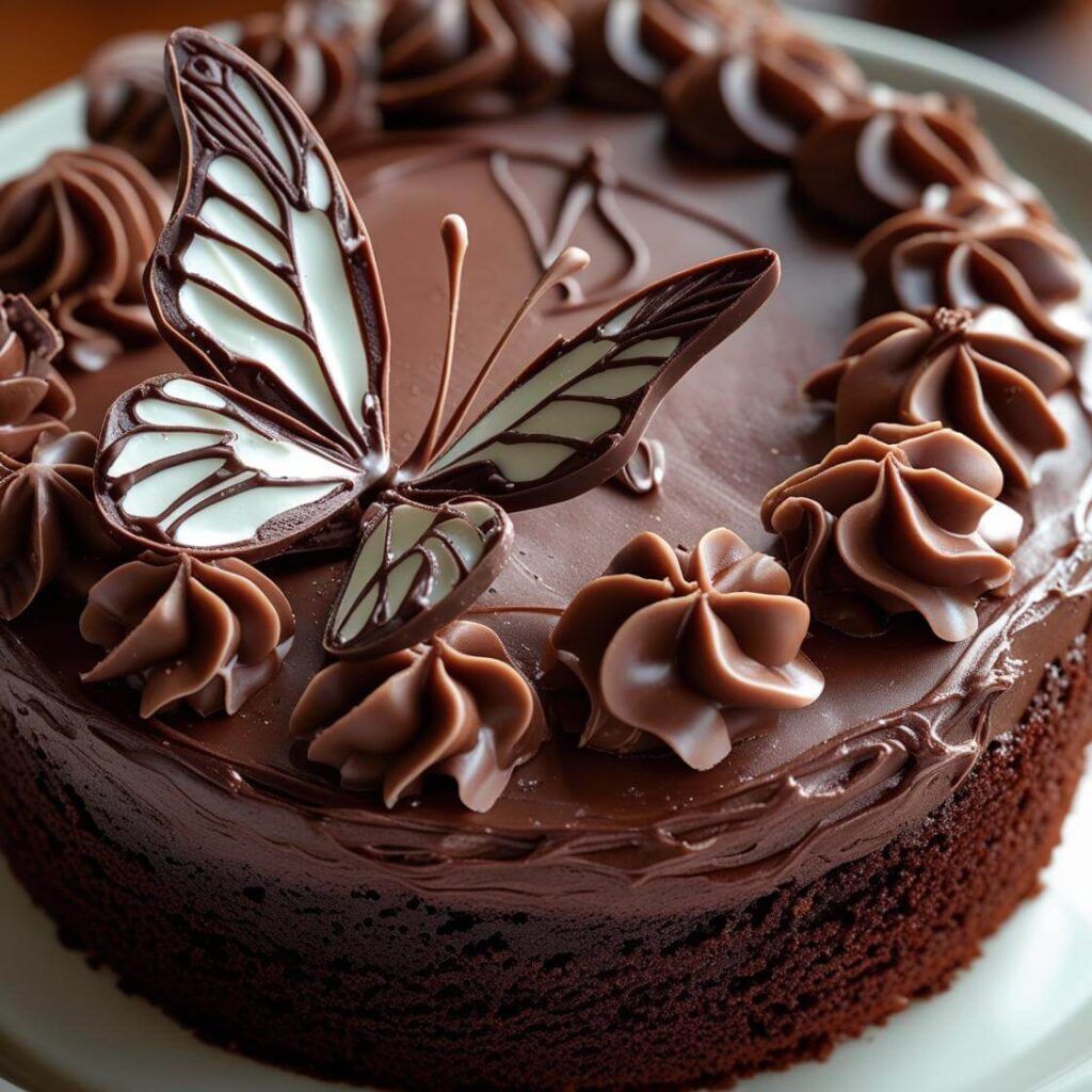 10 Stunning Butterfly Cake Designs for Every Celebration 6 Chocolate Butterfly Cake