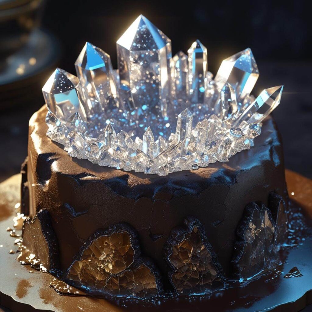 Chocolate Geode Cake
