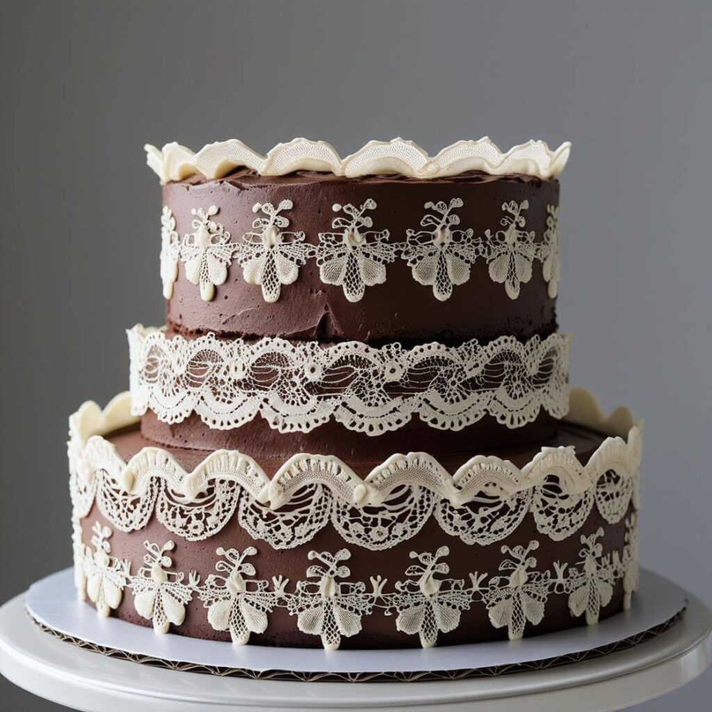 Chocolate Lace Cake