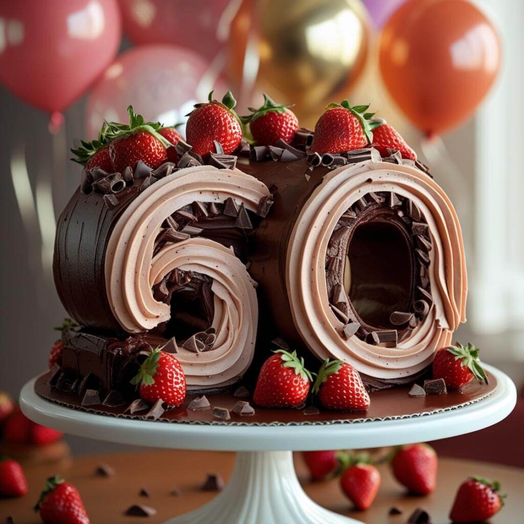 Chocolate Number or Letter Cake