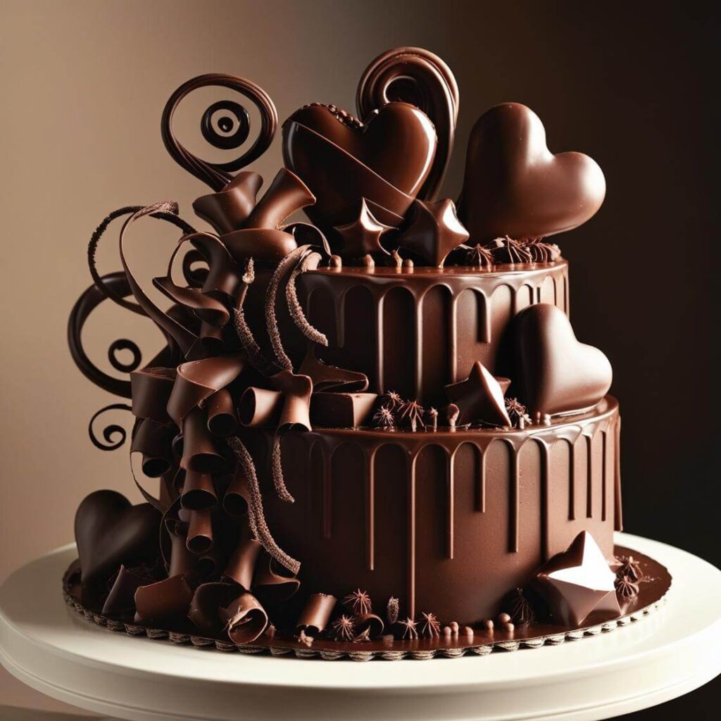 Chocolate Sculpture Cake