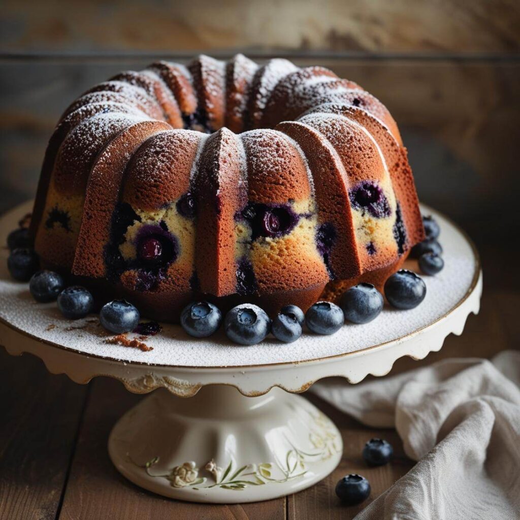 10 Stunning Blueberry Cake Designs to Inspire Your Next Baking Adventure 2 Classic Blueberry Bundt Cake