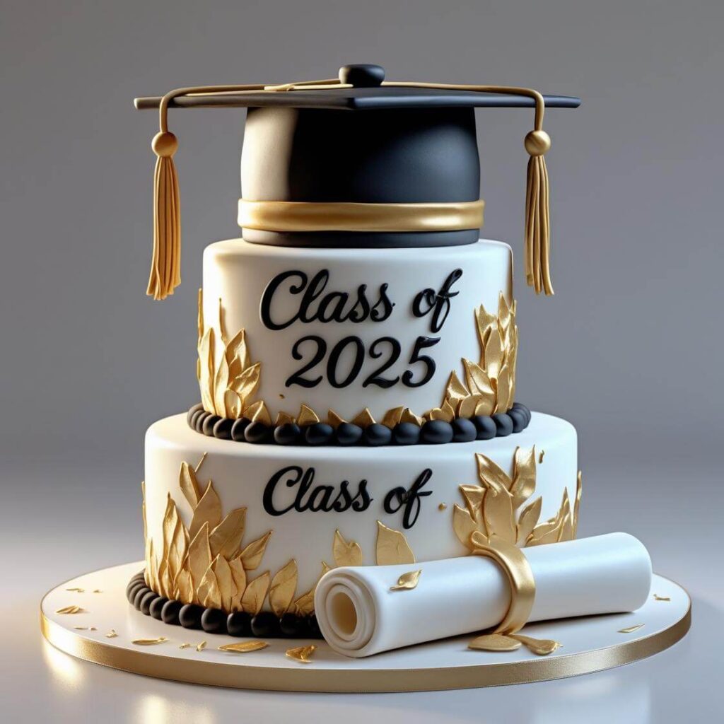 Classic Cap & Diploma Cake