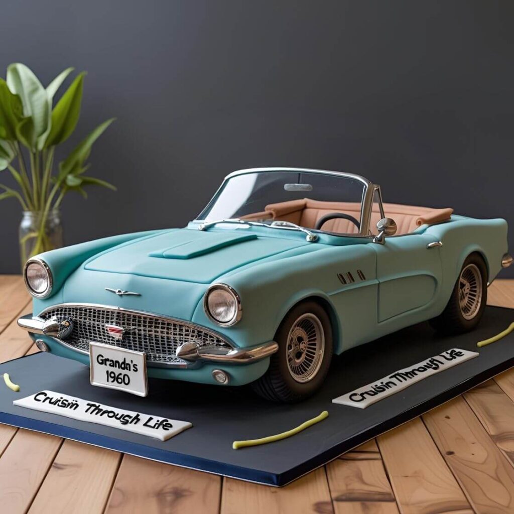10 Trending Cake Designs for Grandpa in 2025 – Sweet & Sentimental! 9 Classic Car Replica Cake