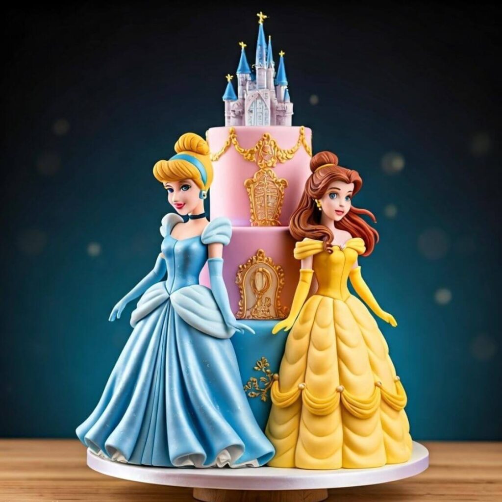 10 Stunning Princess Cake Design Ideas for a Magical Celebration 2 Classic Disney Princess Cake