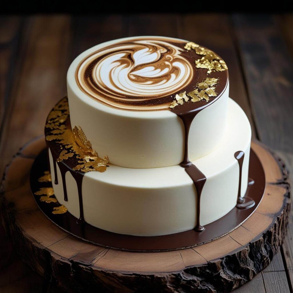 Classic Latte Art Cake