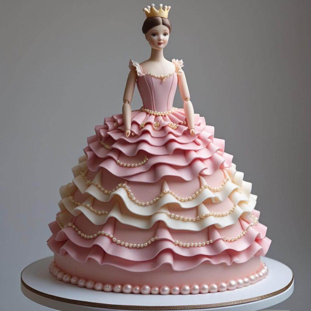 10 Beautiful Doll Cake Designs for Birthdays & Special Occasions 2 Classic Princess Doll Cake