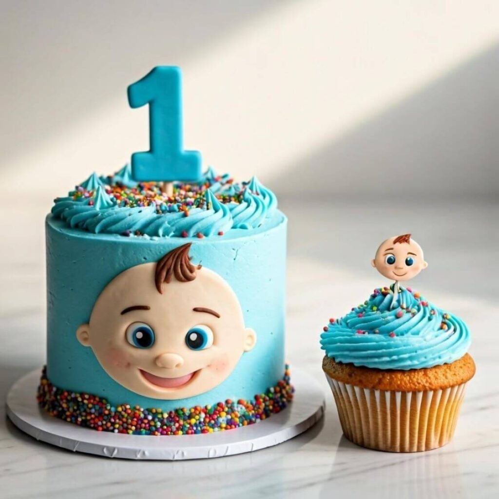Cocomelon Smash Cake