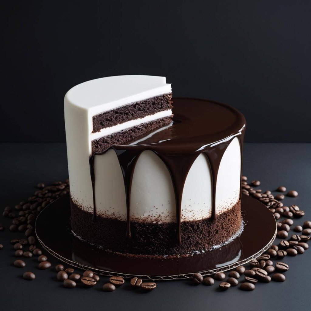 Coffee Drip Cake
