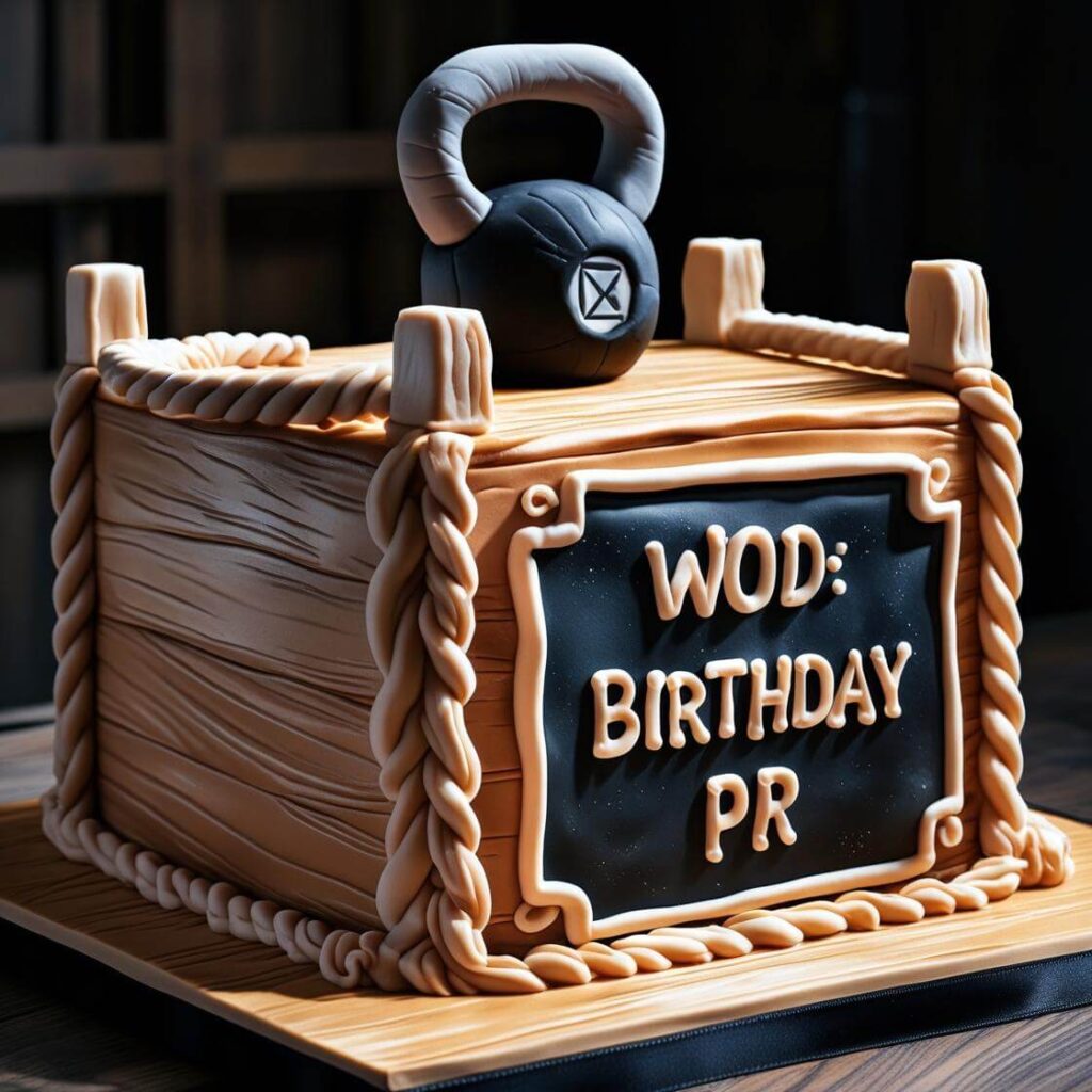 10 Unique Gym Cake Design Ideas for Fitness Enthusiasts 10 CrossFit Box Cake