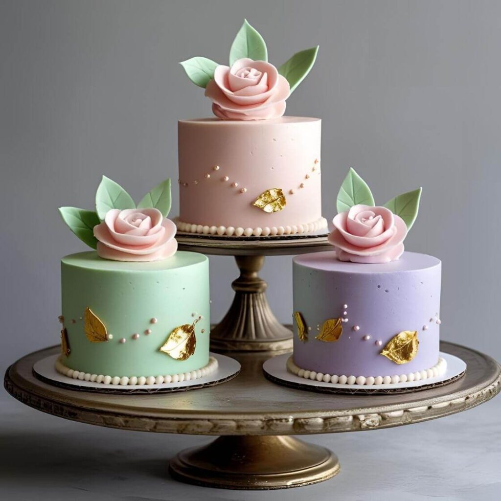 10 Adorably Cute Cake Designs You'll Want to Eat - But Not Share! 5 Cute Mini Tiered Cakes