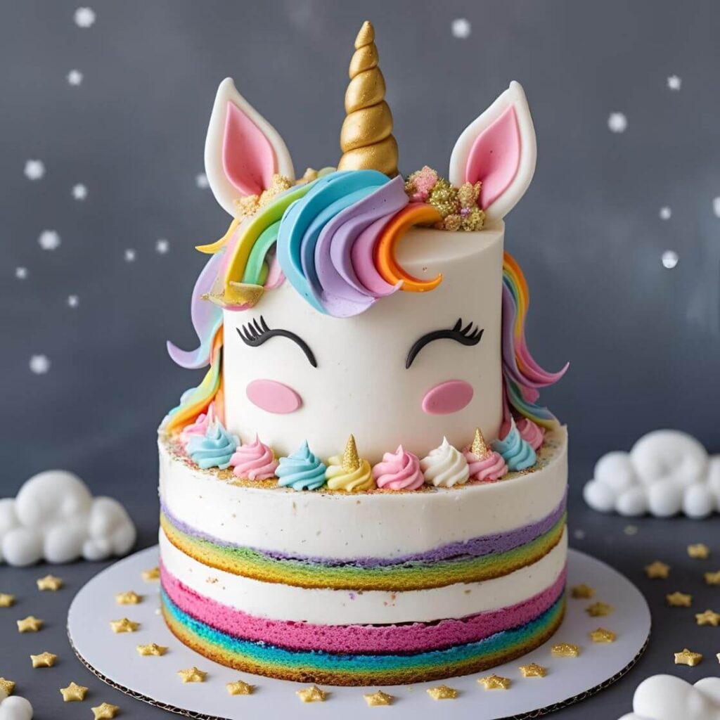 10 Adorably Cute Cake Designs You'll Want to Eat - But Not Share! 4 Cute Unicorn Fantasy Cakes