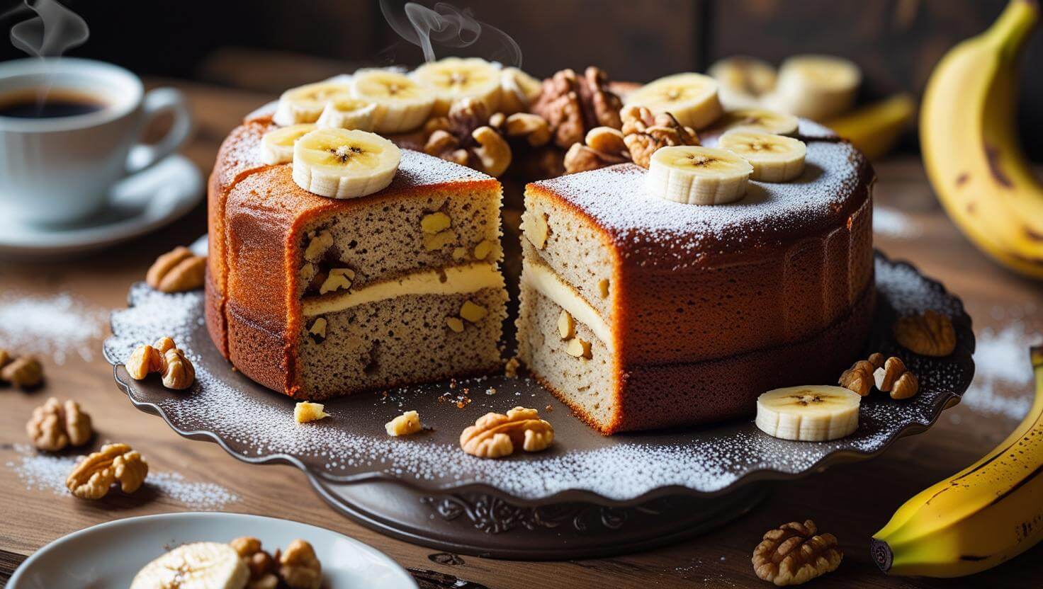 Delicious Banana Walnut Cake Recipe for a Perfect Treat