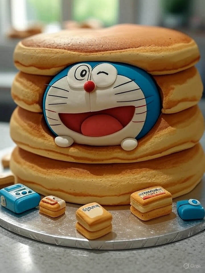Doraemon Dora-yaki Cake