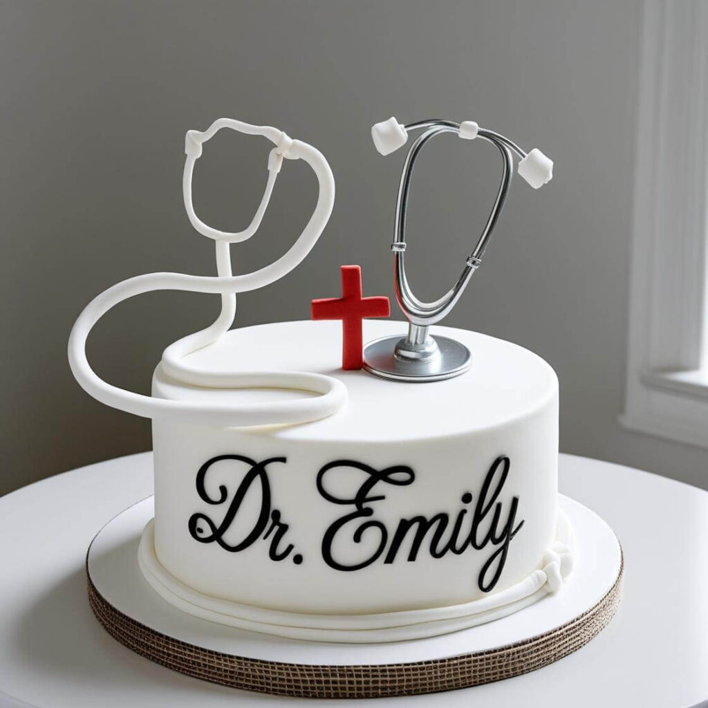 Dr Name Personalized Cake