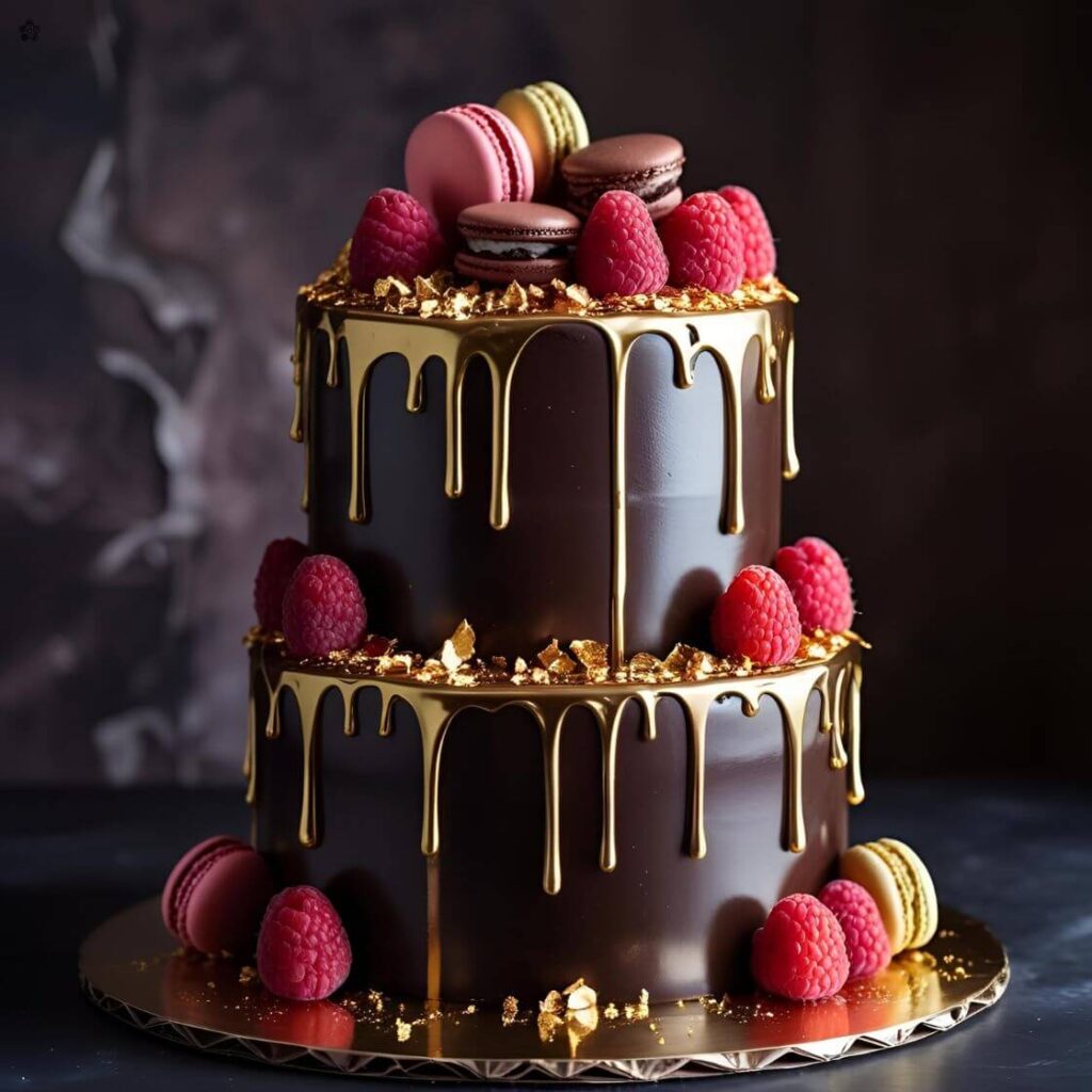 10 Popular Birthday Cake Designs for Wife in 2025 4 Drip Cake with a Twist for wife