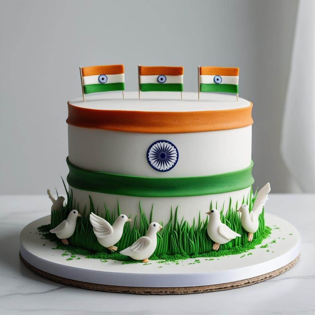 Eco Friendly Har Ghar Tiranga Cake
