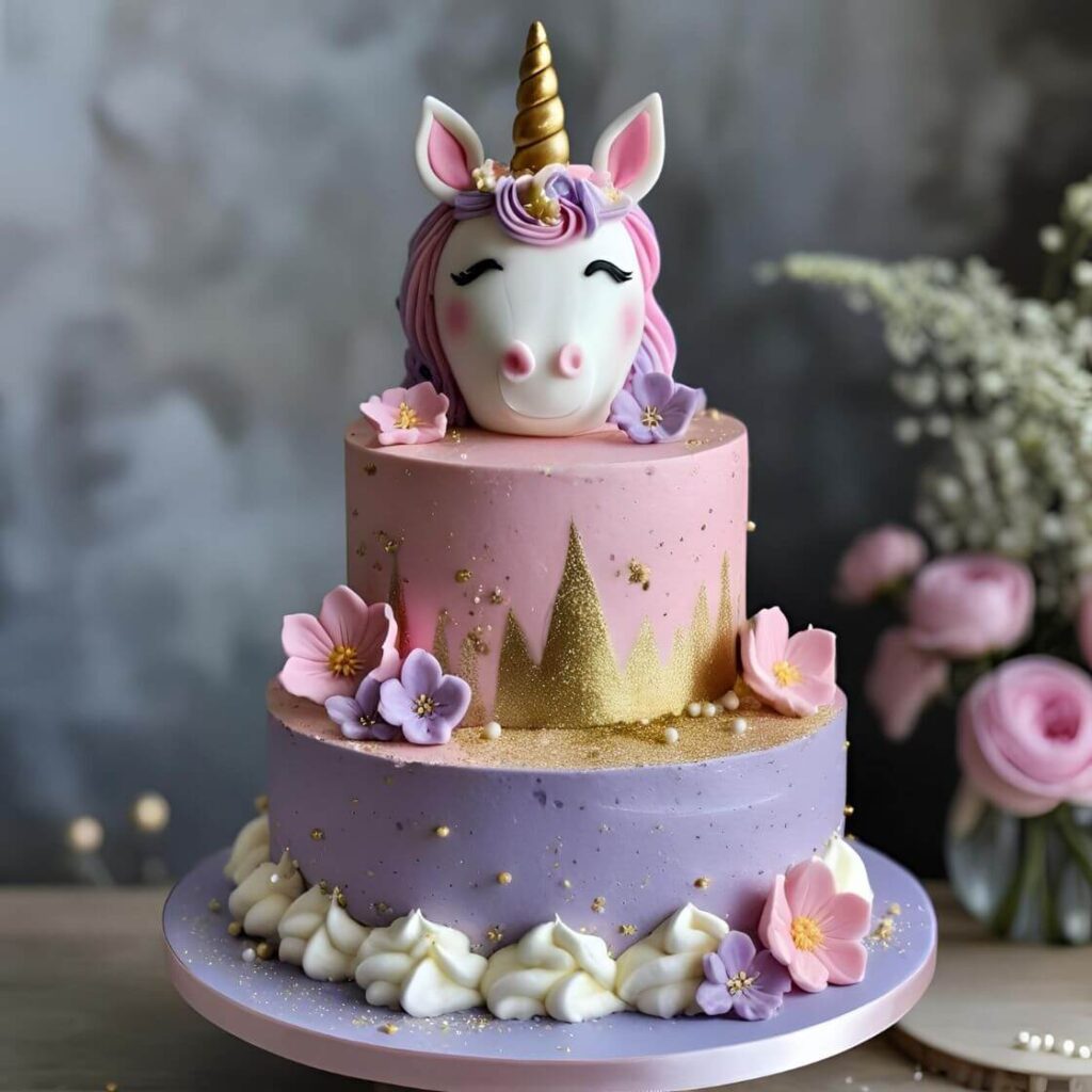10 Trending 2nd Birthday Cake Designs for Your Baby Girl in 2025 2 Enchanted Unicorn Fantasy